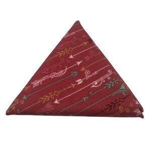 Red Cotton Fabric Fat Quarter Multicolored Arrow Design By Pattern Joy Fabrics
